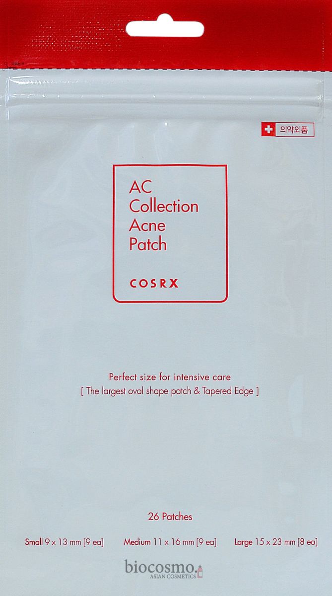 Антибактериальные патчи от прыщей COSRX AC Collection Acne Patch - 26 шт