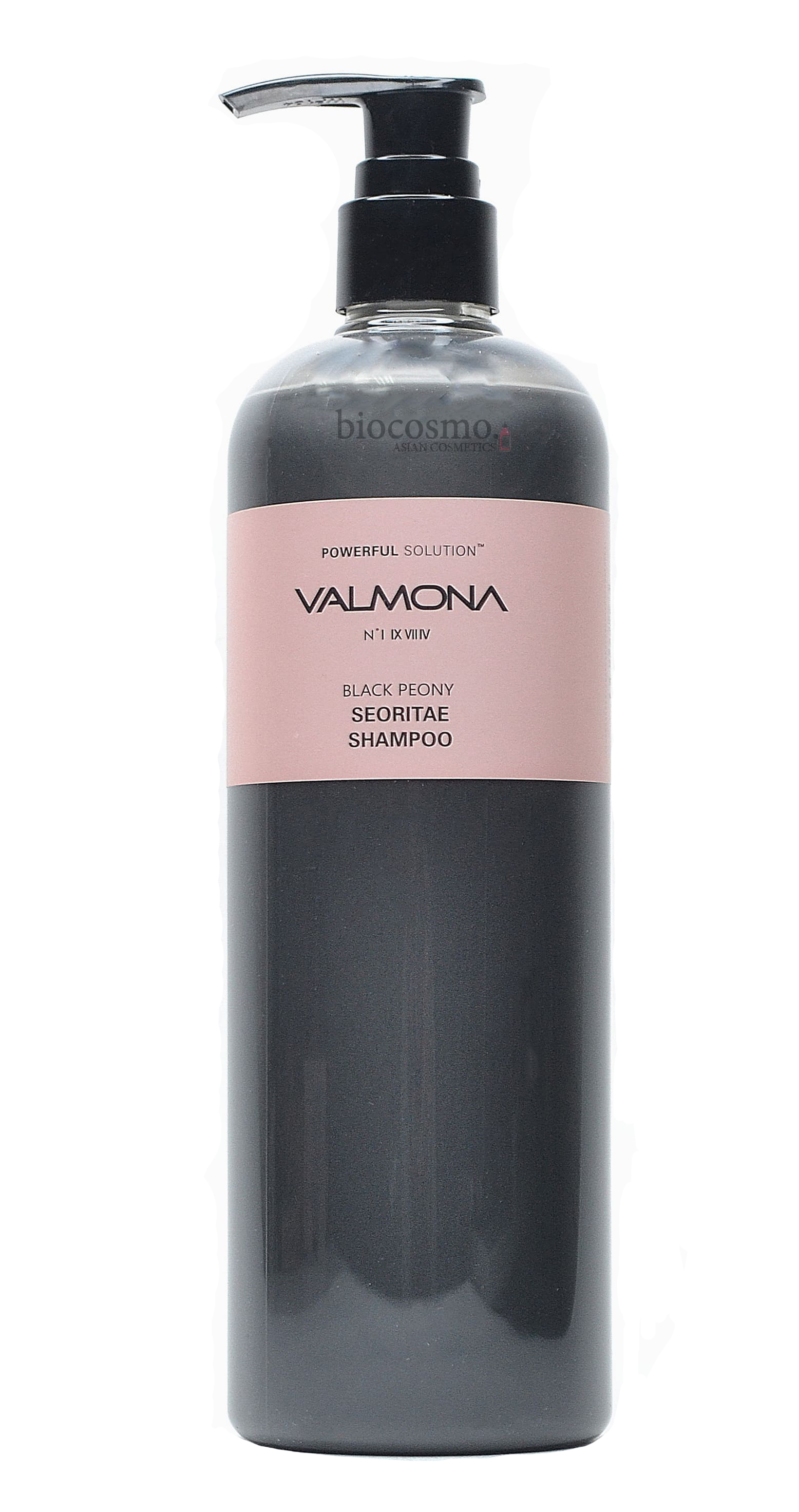 Укрепляющий шампунь для волос EVAS Valmona Powerful Solution Black Peony Seoritae Shampoo - 480 мл