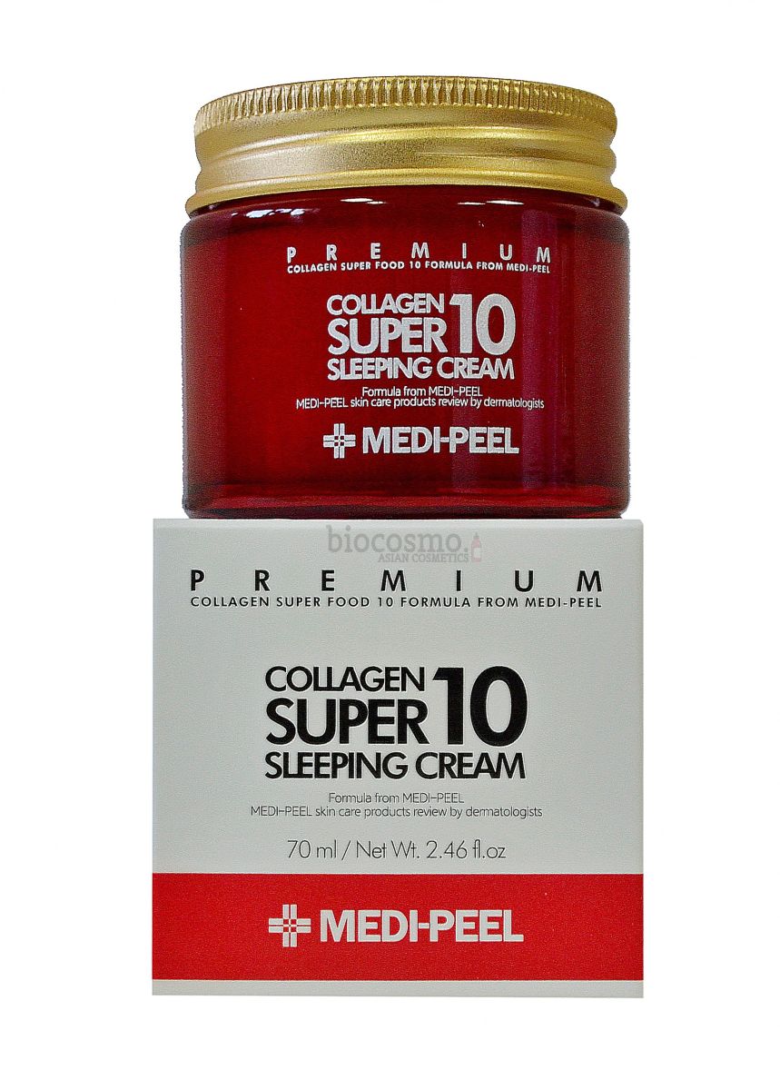 Омолаживающий ночной крем с коллагеном MEDI-PEEL Collagen Super10 Sleeping Cream - 70 мл