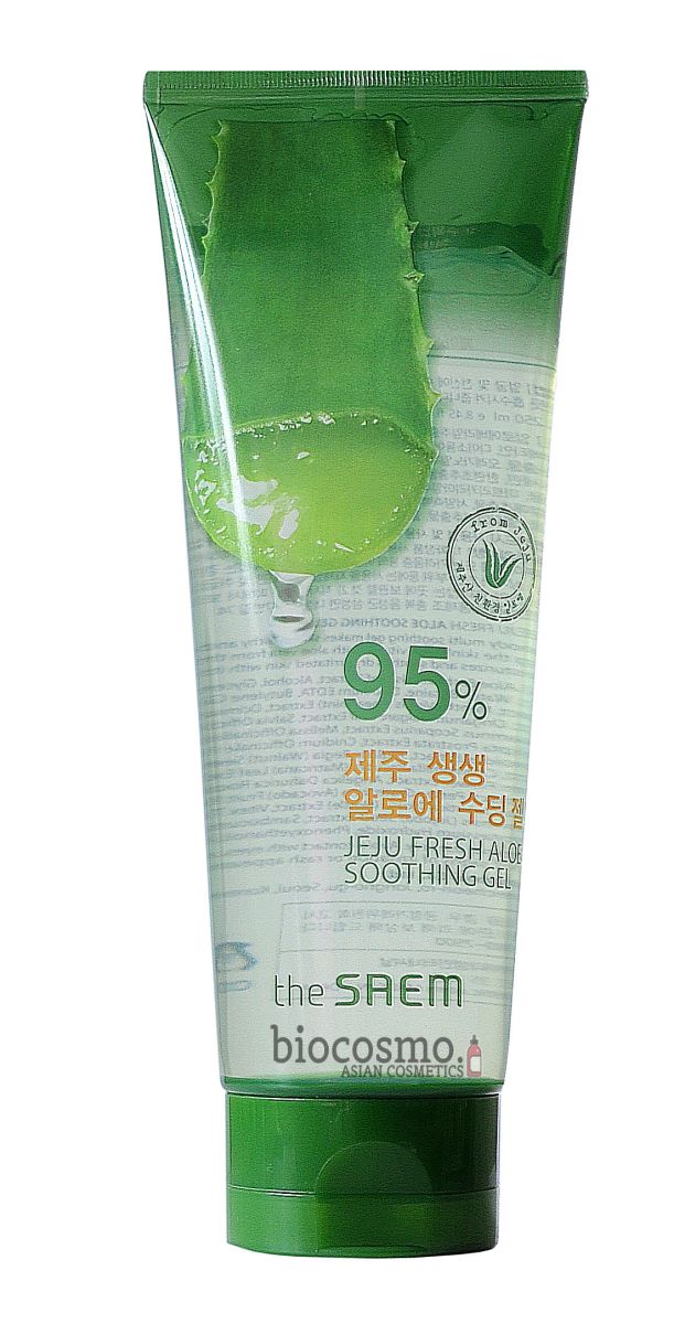 Гель с алоэ  для тела The Saem  Jeju Fresh Aloe Soothing Gel 95% - 250 мл