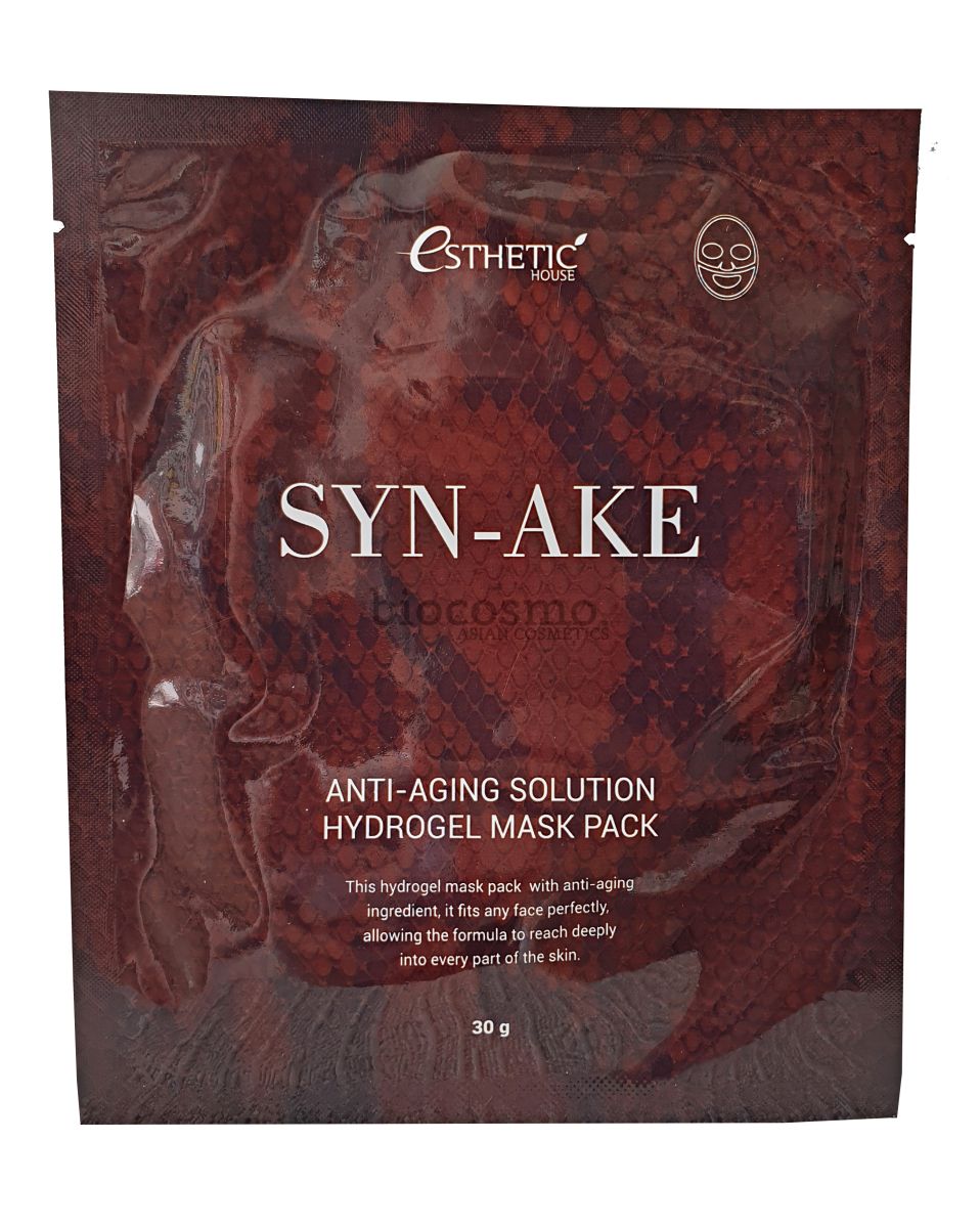 Гидрогелевая маска Esthetic House Syn-Ake Anti-Aging Solution Hydrogel Mask Pack - 28 мл