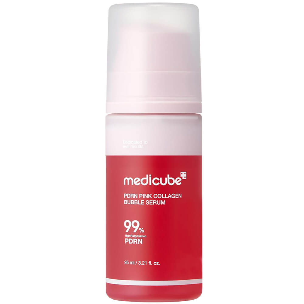Пузырьковая сыворотка с коллагеном и ПДРН medicube PDRN Pink Collagen Bubble Serum Пузырьковая сыворотка с коллагеном и ПДРН medicube PDRN Pink Collagen Bubble Serum