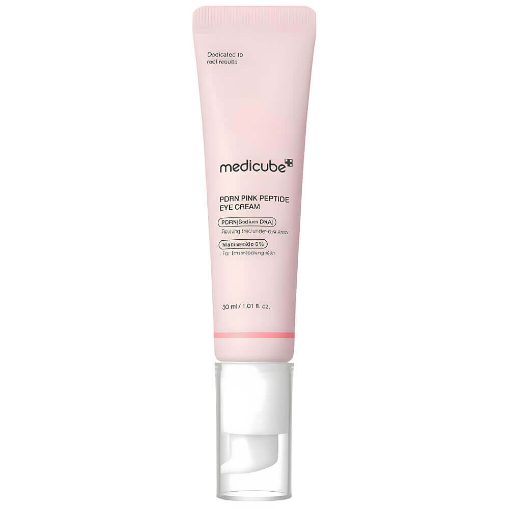 Осветляющий крем для век с ПДРН и пептидами medicube PDRN Pink Peptide Eye Cream - 30 мл