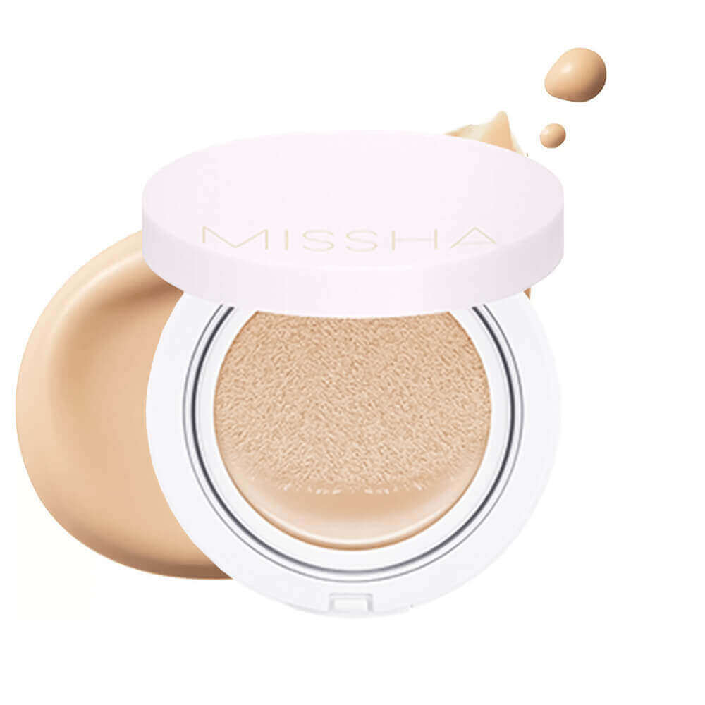 Тональный кушон Missha Magic Cushion Cover Lasting SPF50+ PA+++ 21 Neutral Light Beige - 15 мл
