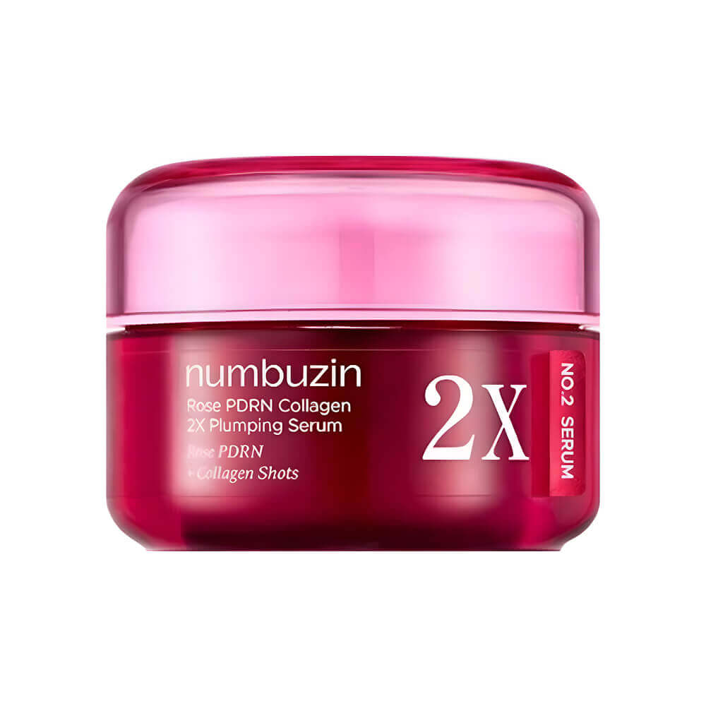 Интенсивная сыворотка с ПДРН и микроиглами numbuzin No.2 Rose PDRN Collagen 2X Plumping Serum - 30 мл