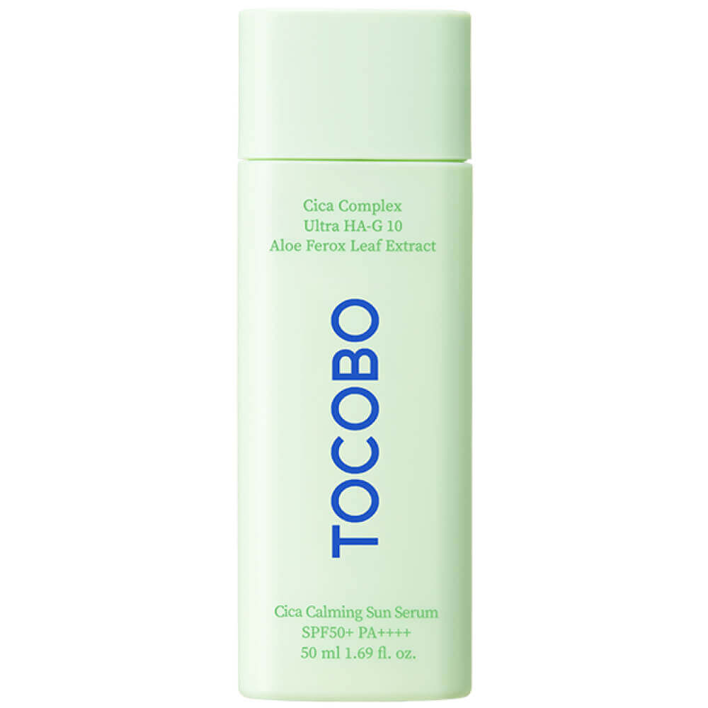 Успокаивающая солнцезащитная сыворотка Tocobo Cica Calming Sun Serum SPF50+ PA++++ 50 мл