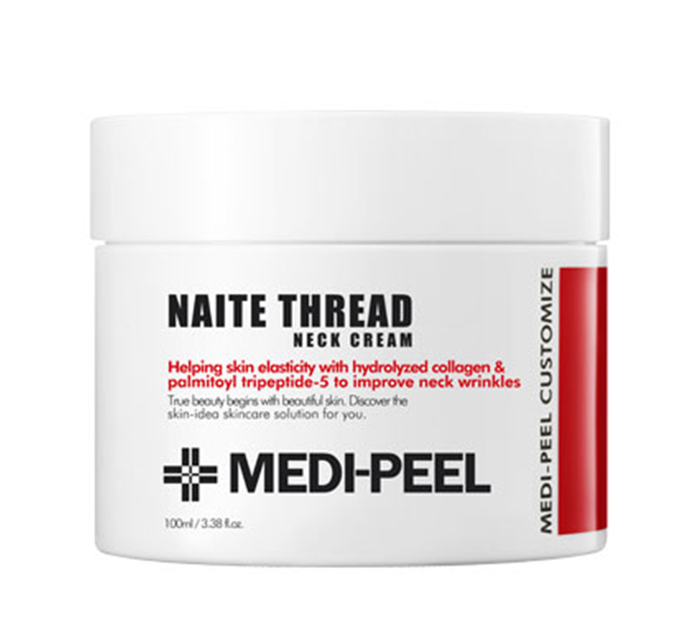 Подтягивающий крем для шеи с пептидным комплексом MEDI-PEEL Naite Thread Neck Cream - 100 гр