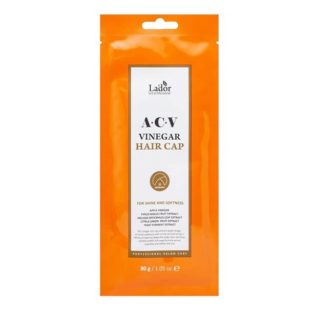 Маска-шапочка для волос с яблочным уксусом Lador ACV Vinegar Hair Cap - 30 гр