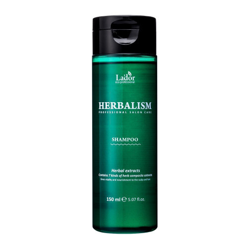 Слабокислотный травяной шампунь с аминокислотами Lador Herbalism Shampoo - 150 мл