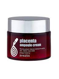 Крем для лица с плацентой Jigott Zenzia Placenta Ampoule Cream - 70 мл