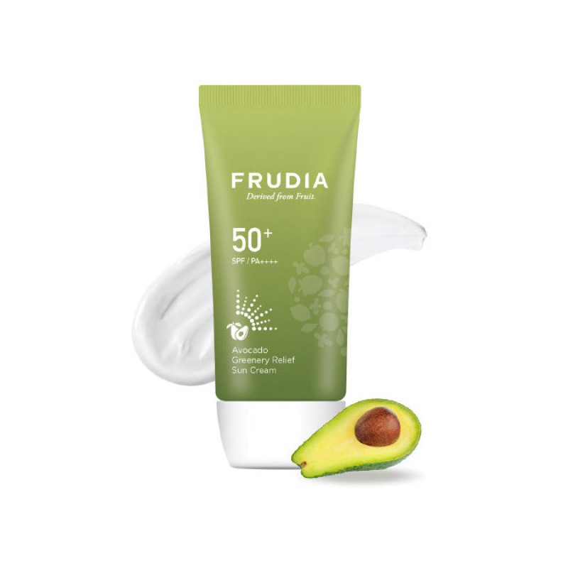 Солнцезащитный крем с авокадо Frudia Avocado Greenery Relief Sun Cream SPF50 - 50 мл