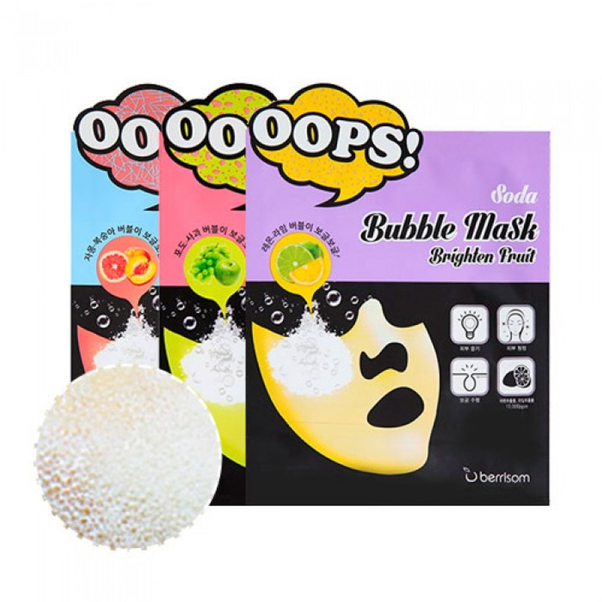 Пузырьковая маска для лица BERRISOM Oops Soda Bubble Mask - 20 гр