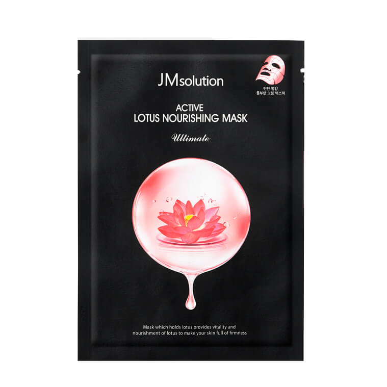 Питательная тканевая маска с экстрактом лотоса JMsolution Active Lotus Nourishing Mask Ultimate - 30 мл