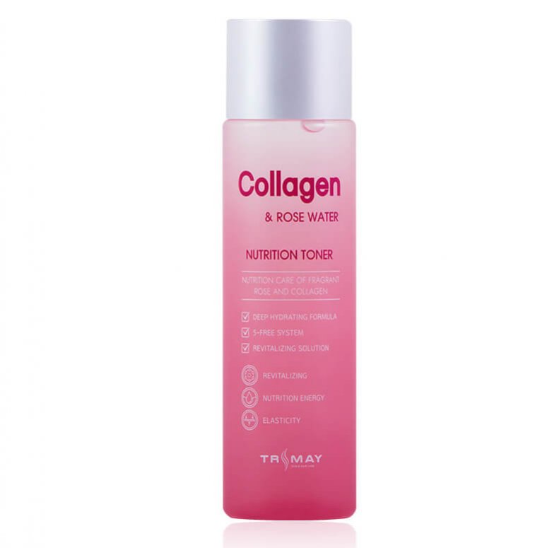Коллагеновый тонер с розовой водой TRIMAY Collagen & Rose Water Nutrition Toner - 210 мл