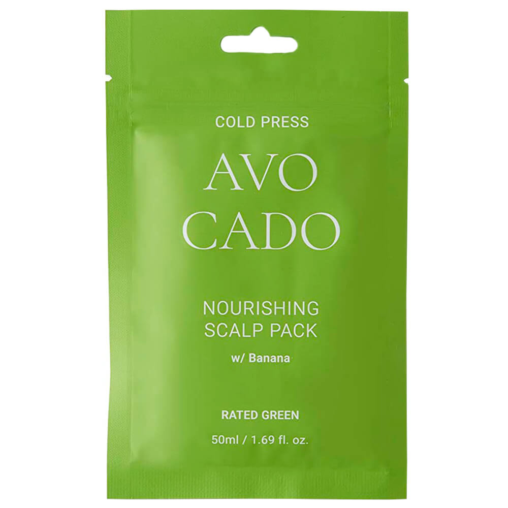 Маска для волос с маслом авокадо RATED GREEN Cold Press Avocado Nourishing Scalp Pack - 50 мл
