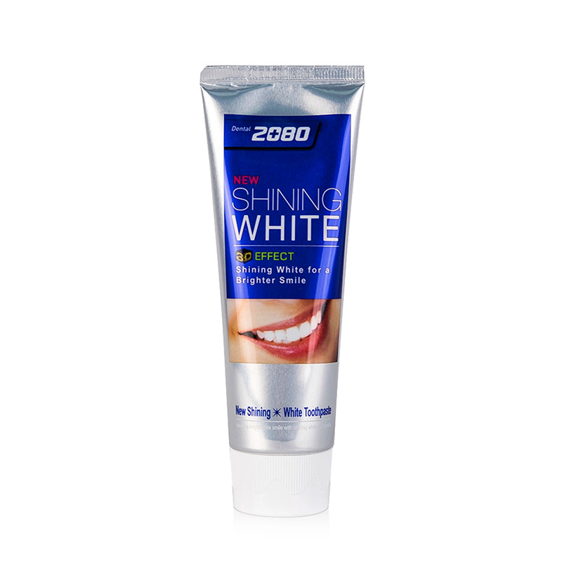 Отбеливающая зубная паста Dental Clinic 2080 New Shining White 3D Effect - 120 гр