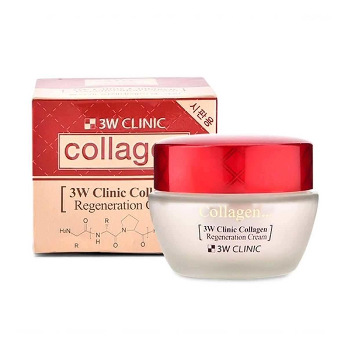 Крем для лица с коллагеном 3W Clinic Collagen Regeneration Cream - 60 мл
