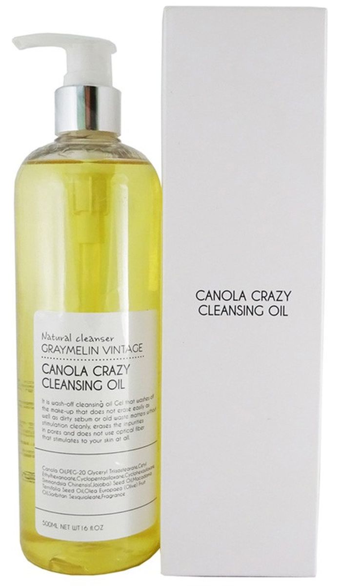 Гидрофильное масло с канолой Graymelin Canola Crazy Cleansing Оil - 500 мл