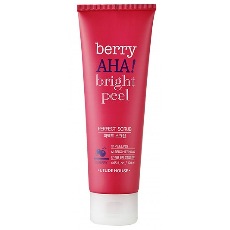 Скраб для лица с AHA-кислотами ETUDE HOUSE Berry AHA Bright Peel Perfect Scrub - 120 гр
