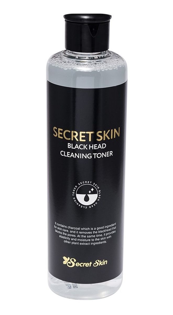 Тонер для очищения пор с углем SECRET SKIN Black Head Cleaning Toner - 250 мл